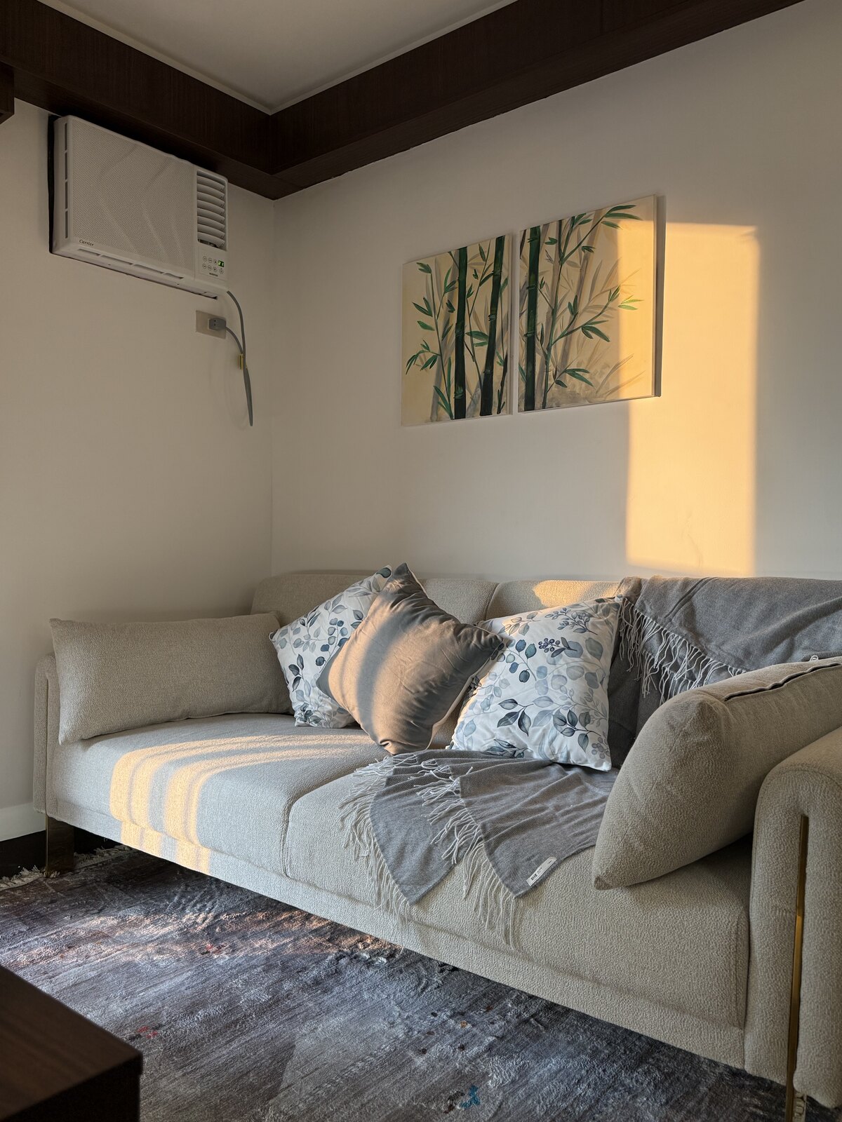The living room